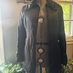 Via Spiga Black Trench Coat